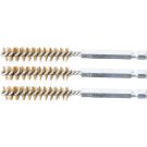 BGS Messingbürste 10 mm Antrieb Außensechskant 6,3 mm (1/4 ) 3-tlg 3078-10-M