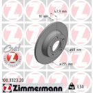ZIMMERMANN Bremsscheibe 100.3323.20 Coat Z