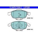 Bremsbelagsatz Peugeot P. 5008/Partner 1.6 08- Keramik 13.0470-7229.2
