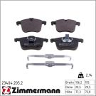 ZIMMERMANN Bremsbeläge 23404.205.2