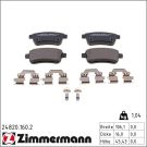 ZIMMERMANN Bremsbeläge 24820.160.2