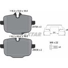 Bremsbelagsatz Bmw T. 7 3.0-4.4 15 2470401