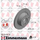 ZIMMERMANN Bremsscheibe 150.3436.20 Coat Z