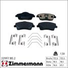 ZIMMERMANN Bremsbelagsatz, Scheibenbremse 22997.185.2