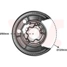 VAN WEZEL Spritzblech, Bremsscheibe 1651374