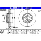 Bremsscheibe 24.0136-0118.2