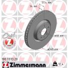 ZIMMERMANN Bremsscheibe 100.3373.20 Coat Z