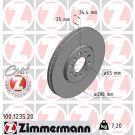 ZIMMERMANN Bremsscheibe 100.1235.20