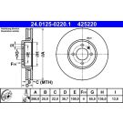 Bremsscheibe 24.0125-0220.1