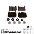 ZIMMERMANN Bremsbeläge 22344.150.1