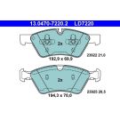 Bremsbelagsatz Db P. W211/W164/W251 3,0-3,5 4-Matic 05- Caremic 13.0470-7220.2