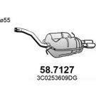 Endschalldämpfer VW Passat 05 58.7127