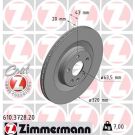 ZIMMERMANN Bremsscheibe 610.3728.20