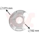 VAN WEZEL Spritzblech, Bremsscheibe 5810371