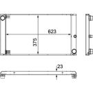 Kühler, Motorkühlung BEHR Premium Line CR 1093 000P