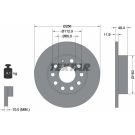Bremsscheibe Vw T. Golf5/A3/Touran/Octavia 256X12 PRO 92121103