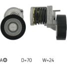Spannrolle Multi-V AUDI,SEAT,SKODA,VW VKM 31058