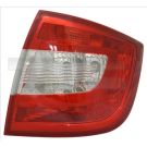 Heckleuchte L O K-PLATTE ROT/WEISS SKODA RAPID 7,12 11-14278-01-2