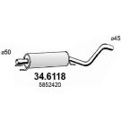 Mittelschalldämpfer 34.6118