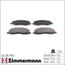 ZIMMERMANN Bremsbeläge 24418.170.1