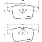 BREMBO Bremsklötze VA P 59 049