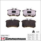 ZIMMERMANN Bremsbelagsatz, Scheibenbremse 20961.950.1