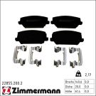 ZIMMERMANN Bremsbelagsatz, Scheibenbremse 22855.200.2