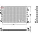 DENSO Kühler, Motorkühlung DRM32059