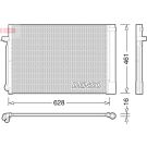 DENSO Klimaanlagenkühler DCN05013