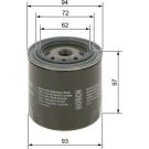 Ölfilter NISSAN,TOYOTA,JEEP,CHRYSLER 0 986 452 003