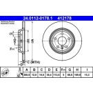 Bremsscheibe Vw T. A4/A5 07-/Q5/A6 09- 300X12 24.0112-0178.1