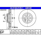 Bremsscheibe 24.0126-0125.1