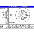 Bremsscheibe 24.0128-0274.1