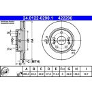 Bremsscheibe Suzuki P. Sx4/Vitara 1.4-1.6 13 24.0122-0290.1