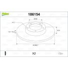 VALEO Bremsscheibe 186154