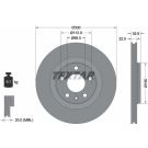 Bremsscheibe Vw T. A4 1.8-3.2 PRO 92137103