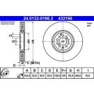 Bremsscheibe Vw P. Golf 4 R32 4 Motion 02-03 Le 24.0132-0166.2 Bremsscheibe Vw P. Golf 4 R32 4 Motion 02-03 Le 24.0132-0166.2