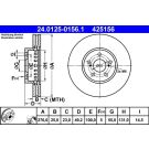 Bremsscheibe Toyota P. Avensis 1.6-2.0 97-03 24.0125-0156.1