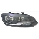 Scheinwerfer L H7/H7 +LWR +MOT SCHWARZ/CHROM VW POLO 6,09-4,14 7267,506,1