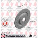 ZIMMERMANN Bremsscheibe 610.3732.52