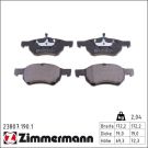 ZIMMERMANN Bremsbeläge 23807.190.1