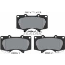 Bremsbelagsatz Toyota P. Land Cruiser 03-/Pajero 07 2402401