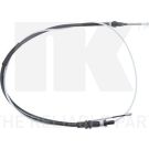 Seilzug, Feststellbremse Vw T. Caddy 08- 4 Motion Le/Pr 9047123
