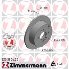 ZIMMERMANN Bremsscheibe 320.3804.20 Coat Z