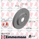 ZIMMERMANN Bremsscheibe 280.3175.20 Coat Z
