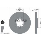 Bremsscheibe Ford P. Transit 00 PRO 92103803