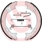 Bremsbackensatz HA CHRYSLER 300C 06-12 ESSENTIAL LINE S 50 515