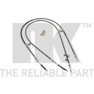 Seilzug, Feststellbremse Ford T. Fiesta 08- Le/Pr Kpl 9025175