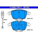 Bremsbelagsatz Citroen P. C5 1.6-2.0 Hdi 08 13.0460-7252.2