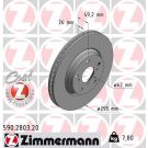 ZIMMERMANN Bremsscheibe 590.2803.20 Coat Z